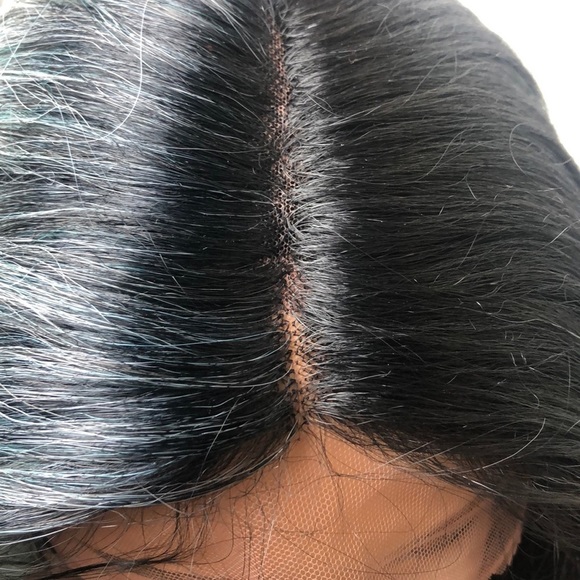 ?LEXI 20” BLUE SPLIT DYE LACE FRONT WIG  *NWT* main image 8